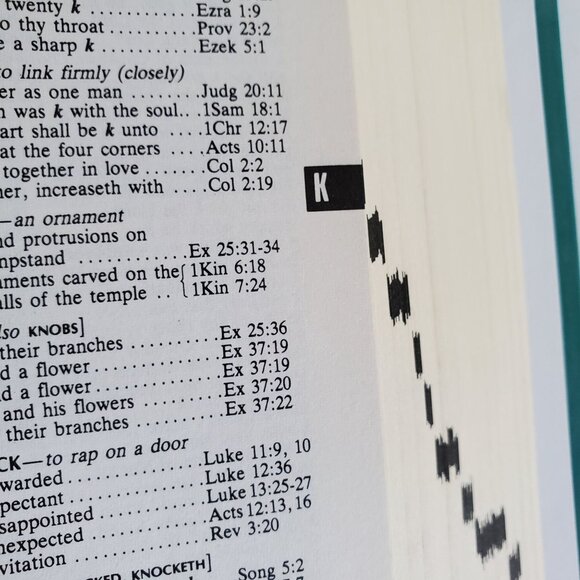 The Three In One Bible Reference Companion Hardcover Thumb Index 1982 - Picture 10 of 12